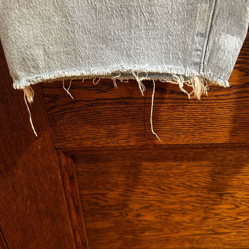 Madewell Women’s The Perfect Vintage Wide Leg Crop Jeans Size 14W (gently used) - Picture 8 of 11